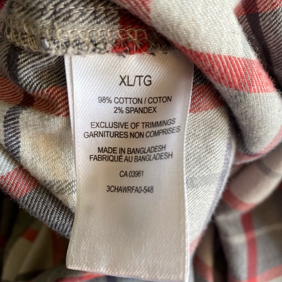 Wind River Plaid Flannel Shirt Heritage Men’s (Unisex) XL New With Tags - Picture 9 of 10